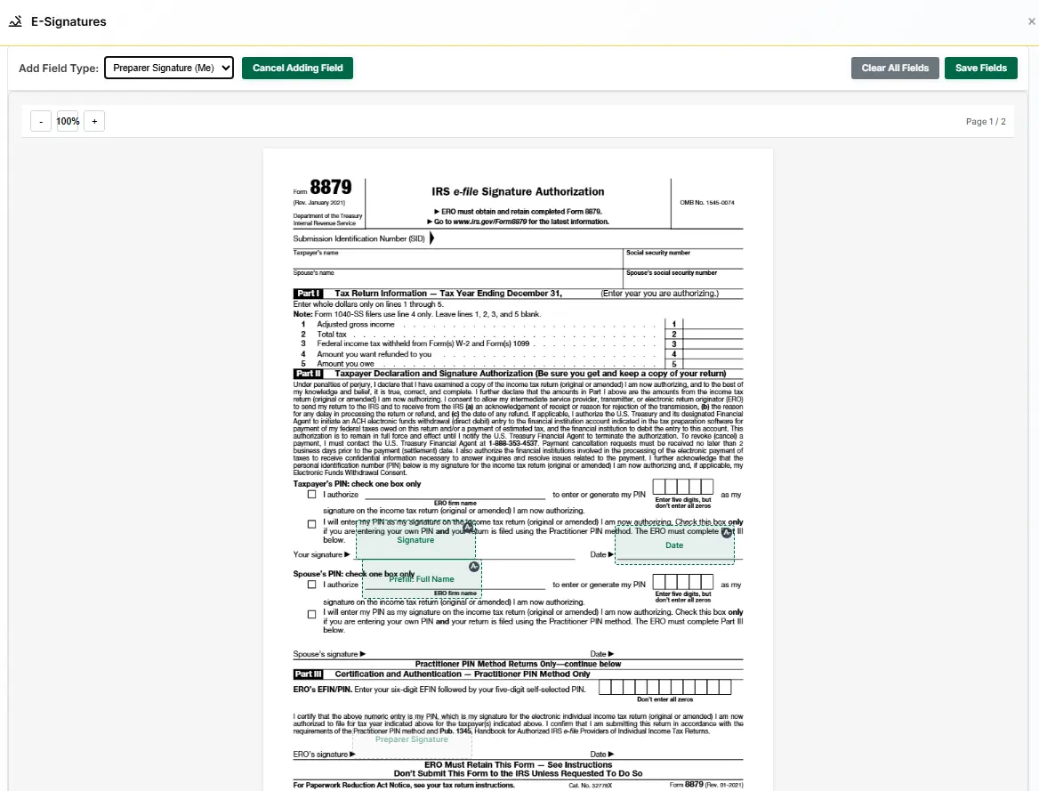 E-Signatures